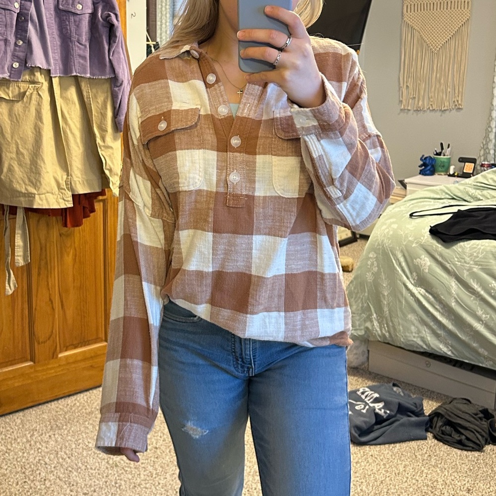 American Eagle Oversized Flannel